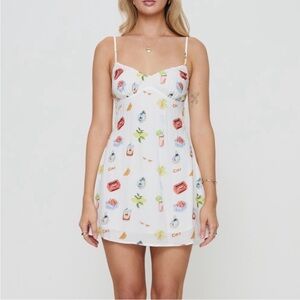 Princess Polly Jaye Ciao Italian White Mini Dress 6
